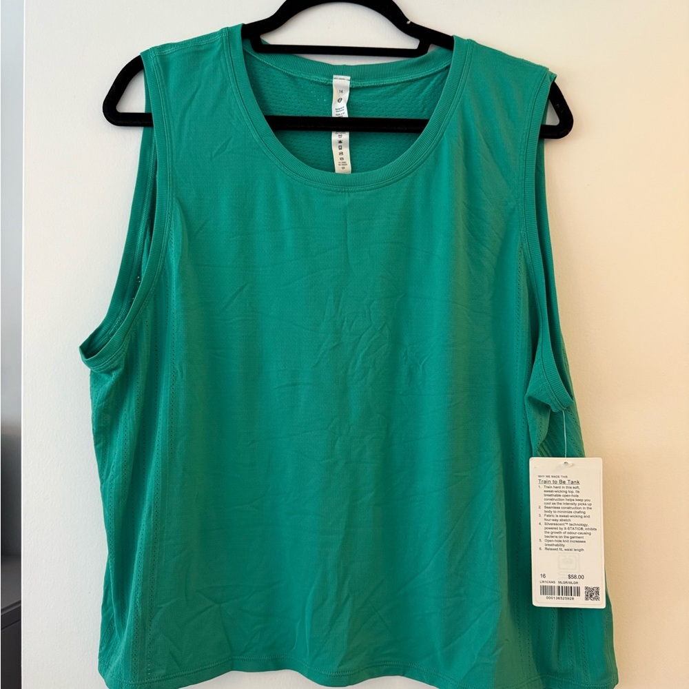 Lululemon Teal Sleeveless Women's Top